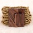 Wood Buckle Cuff Bracelet