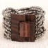 Wood Buckle Cuff Bracelet