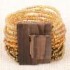 Ombre Wood Buckle Bracelet