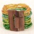 Ombre Wood Buckle Bracelet