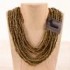 Wood Buckle Necklace